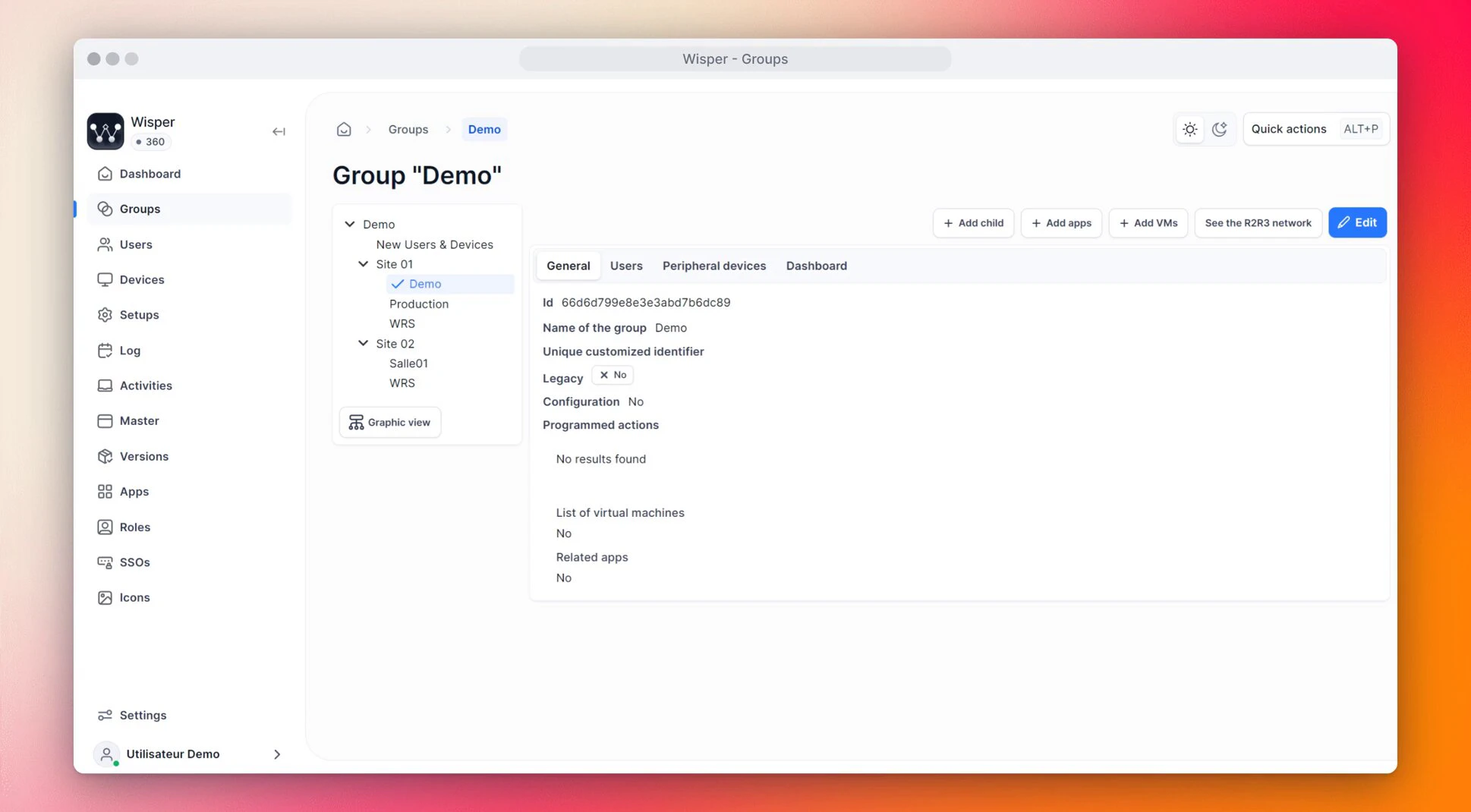 screenshot of Wisper 360